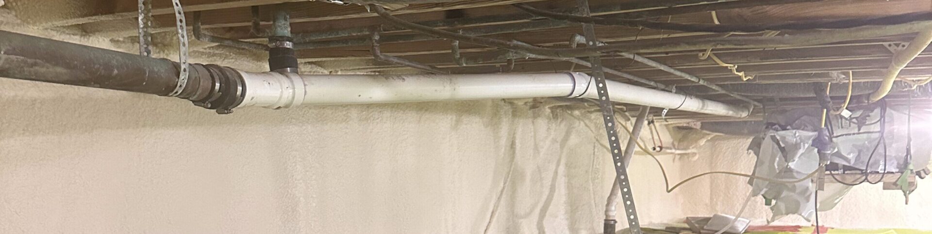 Crawl Space Plastic + Closed Cell