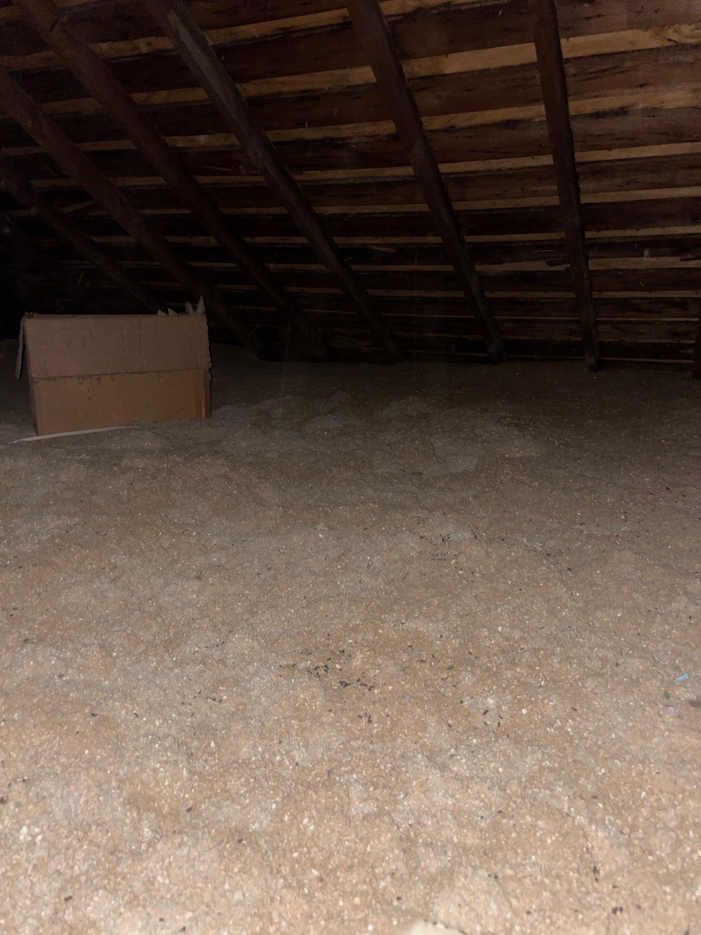 Measuring blown-in attic insulation depth in Michigan